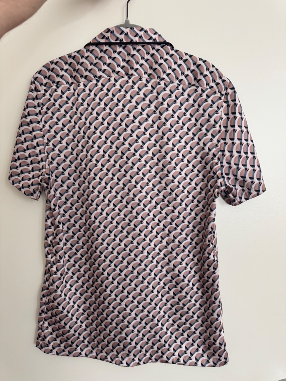 NEW REISS Haydon Printed Cuban Collar Shirt - Picture 8 of 11
